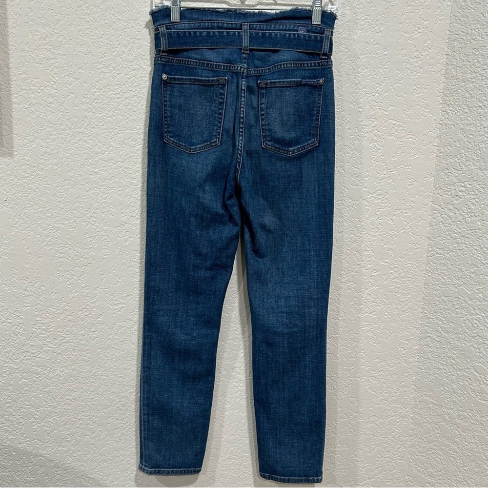 7 for all mankind paper bag jeans women’s size 26 - Picture 4 of 9
